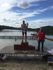 Brian Eriksen, blev bedste Team Kona Spirit atlet til Silkeborg Triathlon 2015.